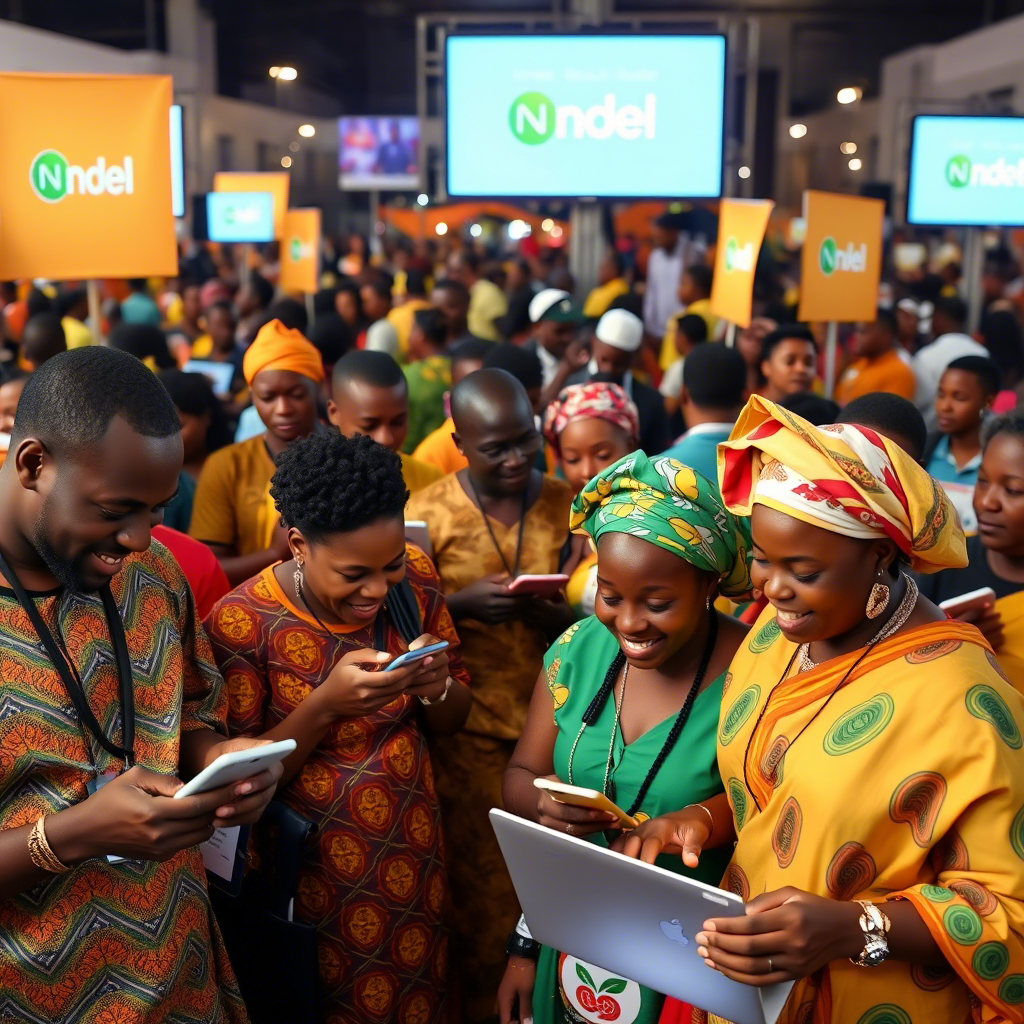NdelPay payment platform showcasing mobile money and card payment options for Ghana